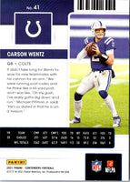 2021 Panini Contenders Carson Wentz #41