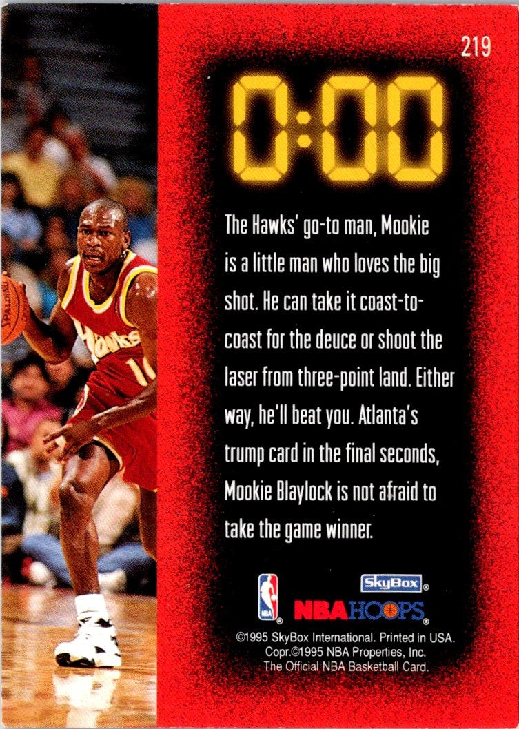 1995 Hoops Mookie Blaylock