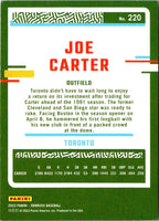 2023 Donruss Holo Blue Joe Carter #220