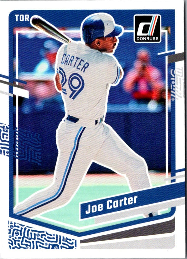 2023 Donruss Holo Blue Joe Carter #220