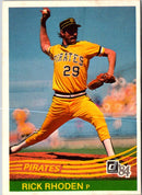 1984 Donruss Rick Rhoden