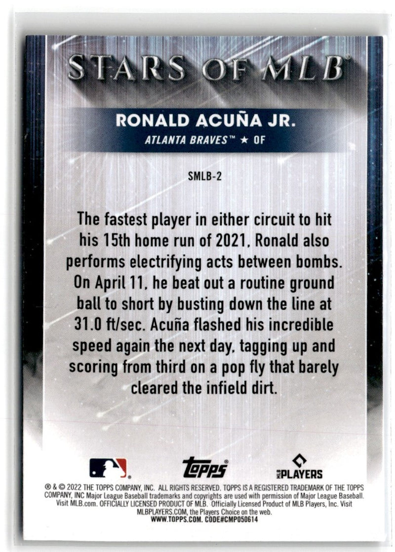 2022 Topps Stars of MLB Ronald AcuÃ±a Jr.