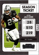 2021 Panini Contenders Josh Jacobs