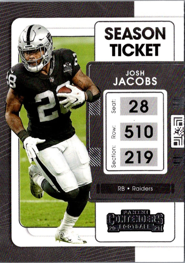 2021 Panini Contenders Josh Jacobs #59