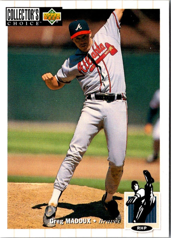 1994 Collector's Choice Silver Signature Greg Maddux #183