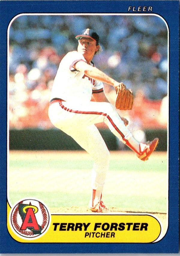 1986 Fleer Update Terry Forster #U-42