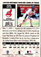 2000 Pacific Private Stock Kenny Lofton #39