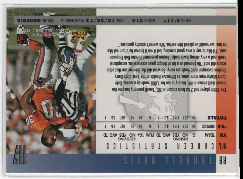 1996 Collector's Choice Terrell Davis