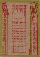 1985 Topps Walt Terrell