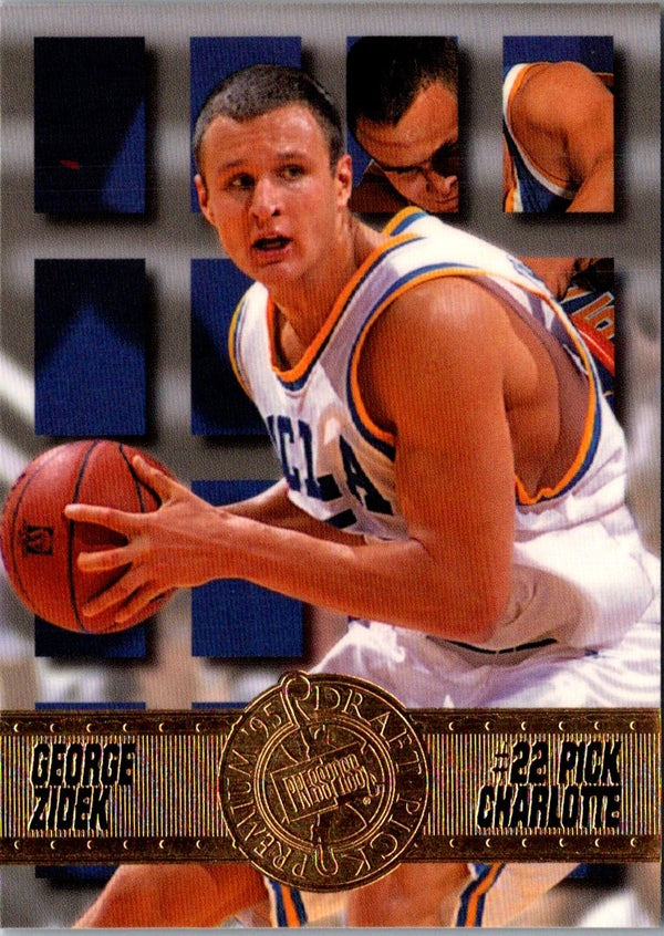 1995 Press Pass Premium Draft Picks George Zidek #20