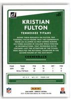 2020 Donruss Press Proofs Blue Kristian Fulton #259
