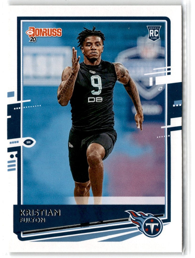 2020 Donruss Press Proofs Blue Kristian Fulton