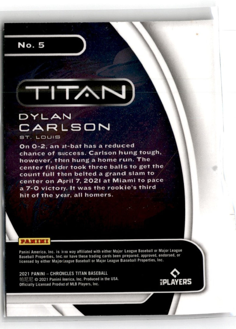 2021 Panini Chronicles Titan Dylan Carlson