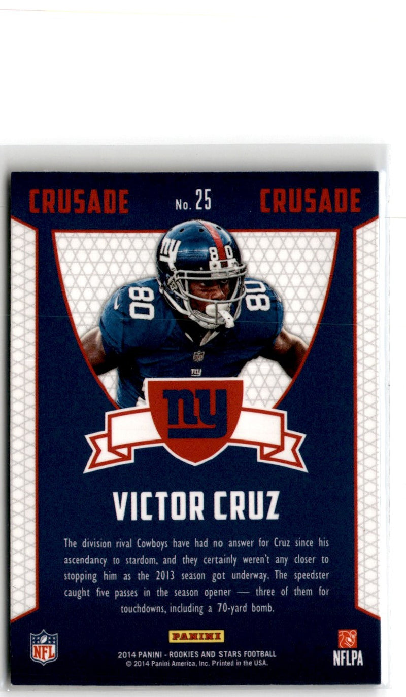 2014 Panini Rookies & Stars Crusade Blue Victor Cruz