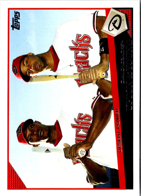 2009 Topps Justin Upton/Chris Young #628