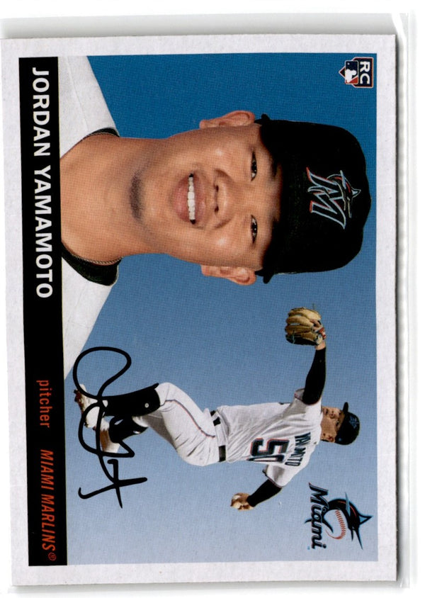 2020 Topps Archives Jordan Yamamoto #91 Rookie