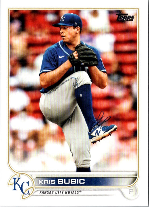 2022 Topps Royal Blue Kris Bubic #626