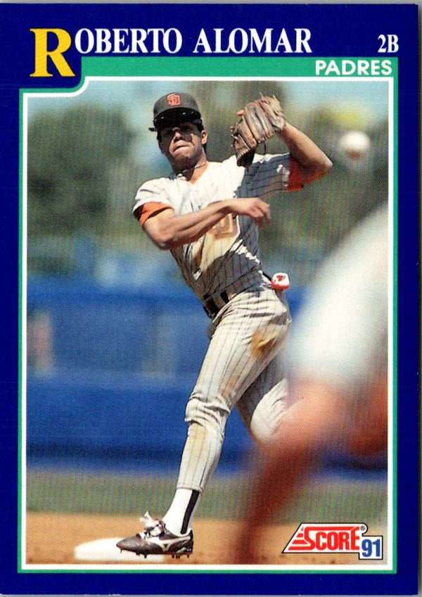 1991 Score Roberto Alomar #25