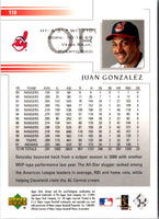 2002 Upper Deck Juan Gonzalez #110