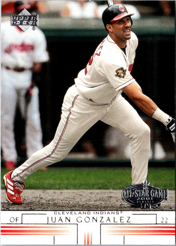 2002 Upper Deck Juan Gonzalez #110