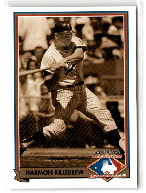 1991 Upper Deck Heroes of Baseball Harmon Killebrew #H1