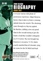 2010 Upper Deck Season Biography Edgar Renteria #SB-166
