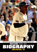 2010 Upper Deck Season Biography Edgar Renteria