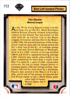 1992 Upper Deck Gold Hologram Tom Glavine #713