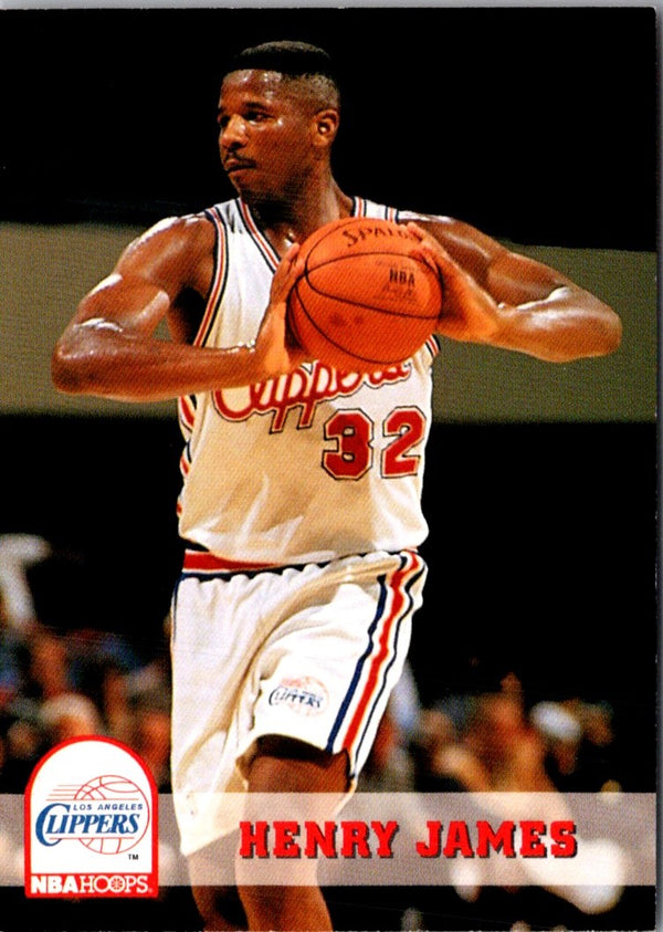 1993 Hoops Fifth Anniversary Gold Henry James #352