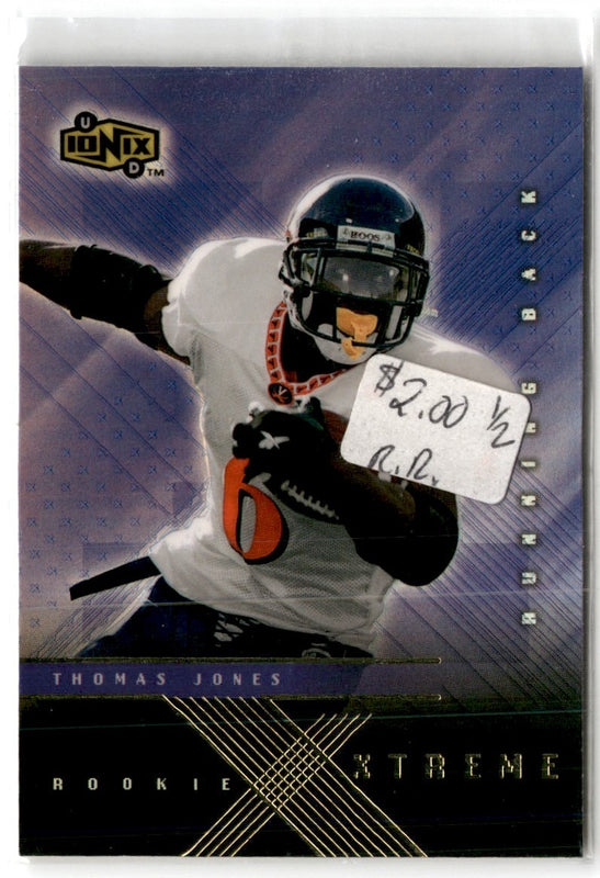 2001 Upper Deck Super Bowl XXXV Black Diamond Thomas Jones #4