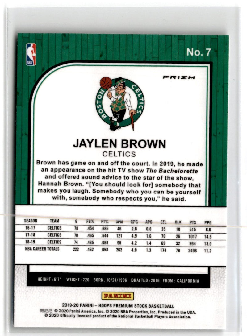 2020 Panini Jaylen Brown