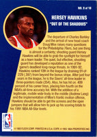 1992 Fleer Sharpshooters Hersey Hawkins #9