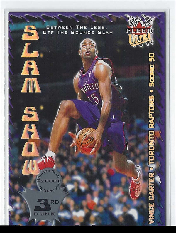 1999 Fleer Slam Show Vince Carter #8 OF 10