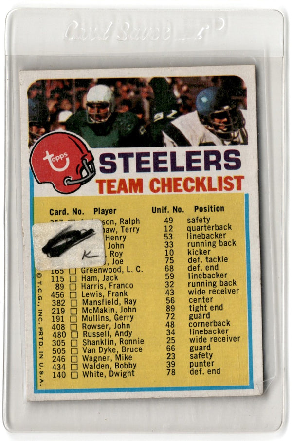 1979 Fleer Team Action Full Steam Ahead (Offense) #5