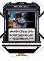 2023 Panini Prizm Blue Ice Torii Hunter #204