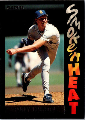 1992 Fleer Smoke 'N Heat Randy Johnson #11