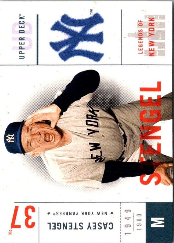 2001 Upper Deck Legends of New York Casey Stengel #97