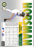1993 Fleer Vince Horsman #295