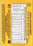 1987 Donruss Ron Hassey