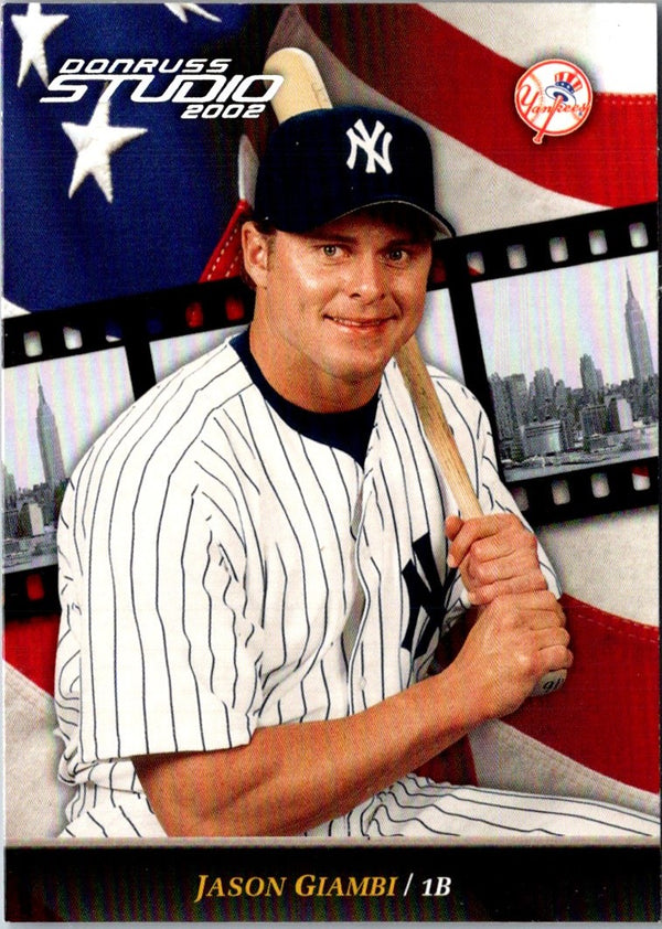 2002 Donruss Studio Jason Giambi #75