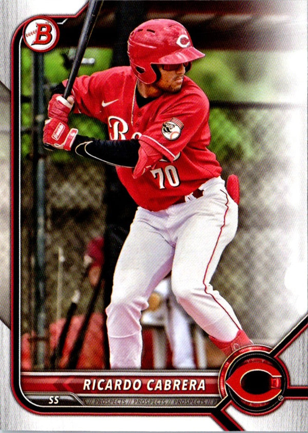 2022 Bowman Draft Baseball Ricardo Cabrera #BD-139 Rookie