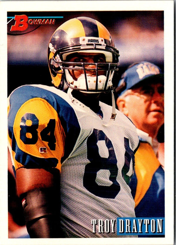 1993 Bowman Troy Drayton #40 Rookie