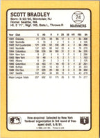1988 Donruss Baseball's Best Scott Bradley #24