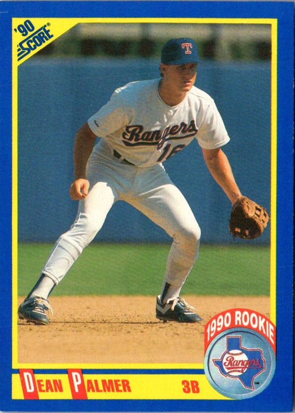 1990 Score Dean Palmer #594 Rookie