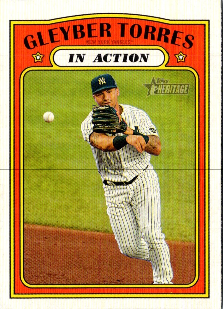 2021 Topps Heritage Red Gleyber Torres