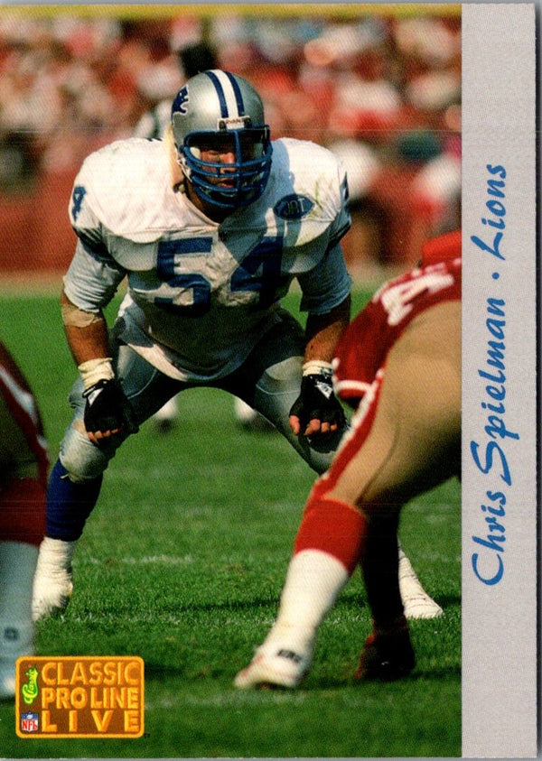 1993 Pro Line Live Chris Spielman #82