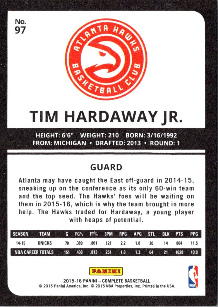 2015 Panini Complete Tim Hardaway Jr.