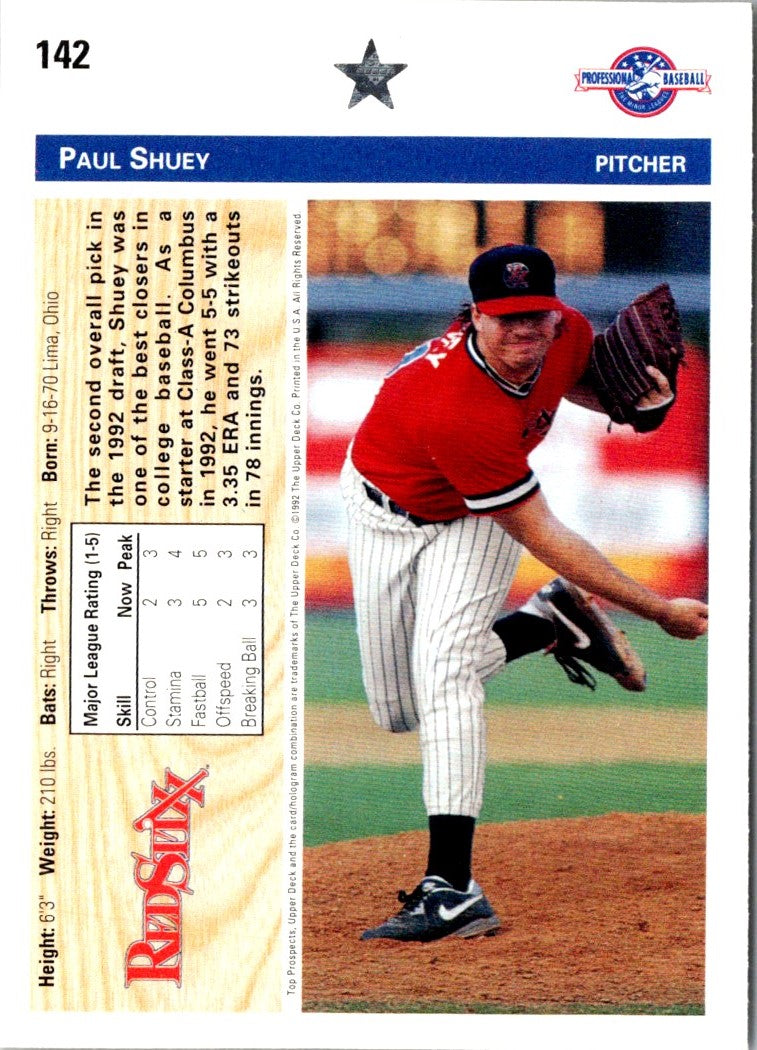 1992 Upper Deck Minors Paul Shuey