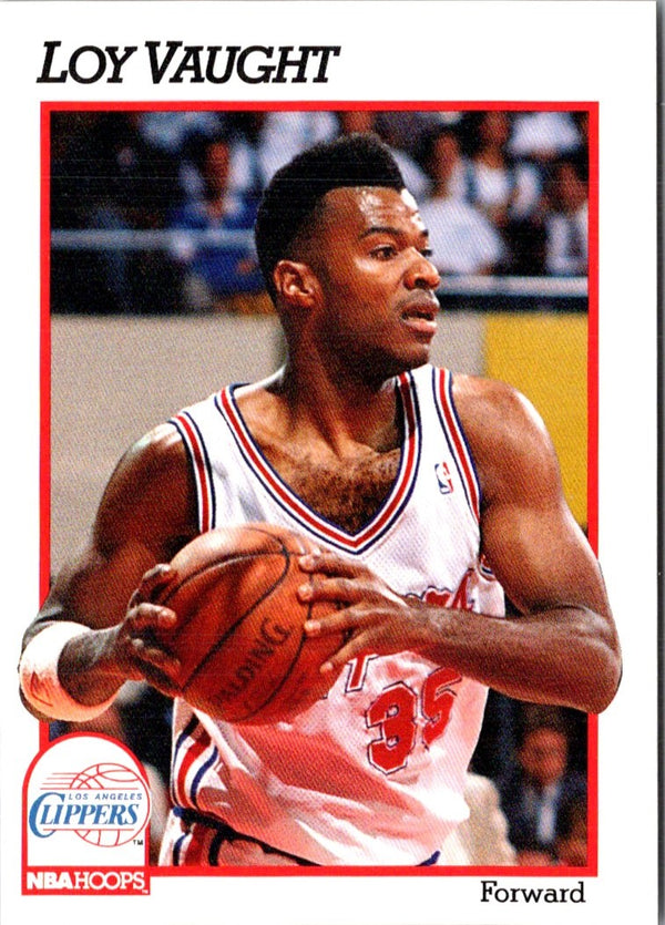 1991 Hoops Loy Vaught #381 Rookie