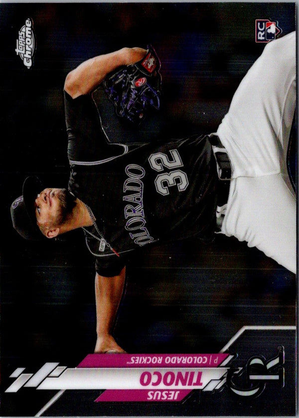 2020 Topps Chrome Update Jesus Tinoco #U-31 Rookie